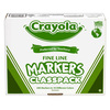 Crayola Non-Washable Classpack Markers, Fine Point, 10 Colors, PK200 BIN588210